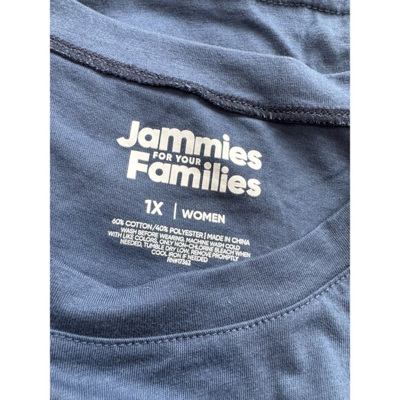 Jammies for your Families Women's Size 1X 2 Piece Pajamas Cookie Cookies Fleece - Picture 9 of 14